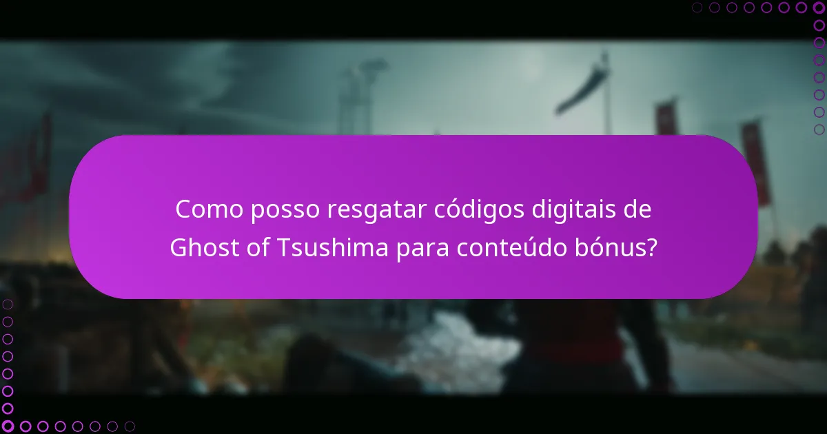 Como posso verificar atualizações em Ghost of Tsushima?